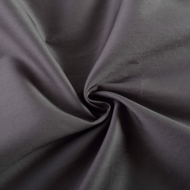 Evolive New 300TC Thread Count 100% Cotton Body Pillow Cover/Case Replacement with Hidden Zipper Closure 21"x54" (Charcoal Grey) - Image 5